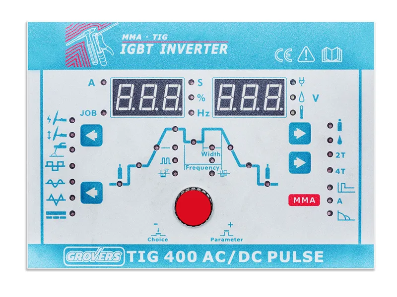 Инвертор cварочный TIG 400 АС/DC PULSE GROVERS